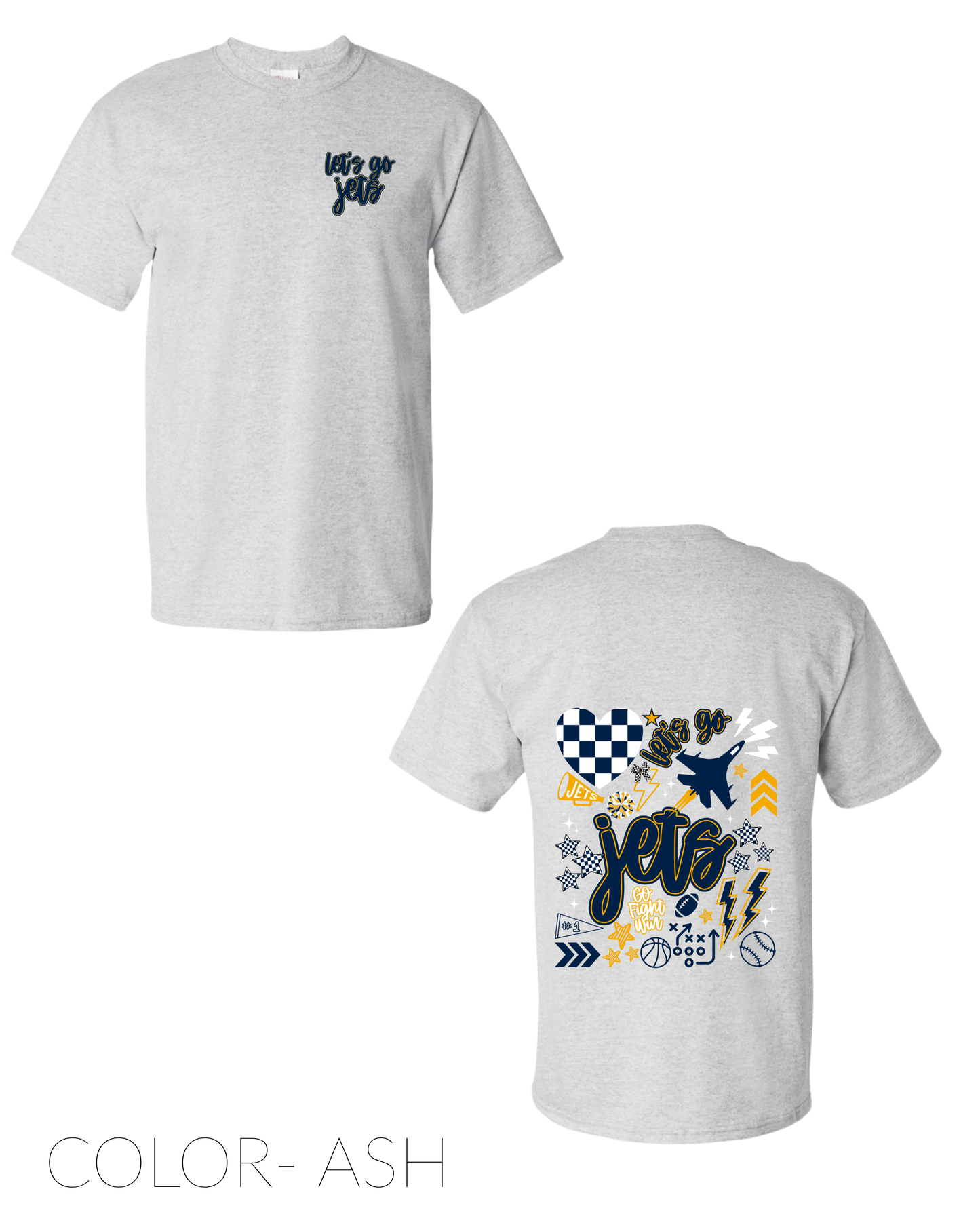 PRE ORDER- Lets go Jets- TSHIRT- Youth/ Adult