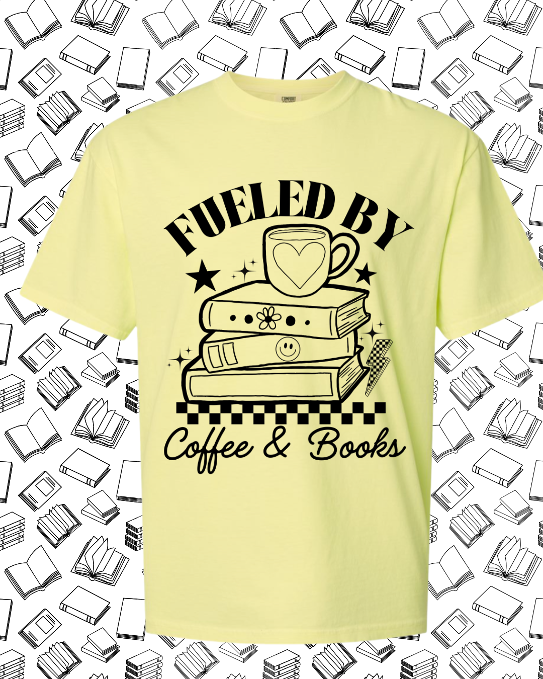 Pre Order- Coffee & Books- Tshirt