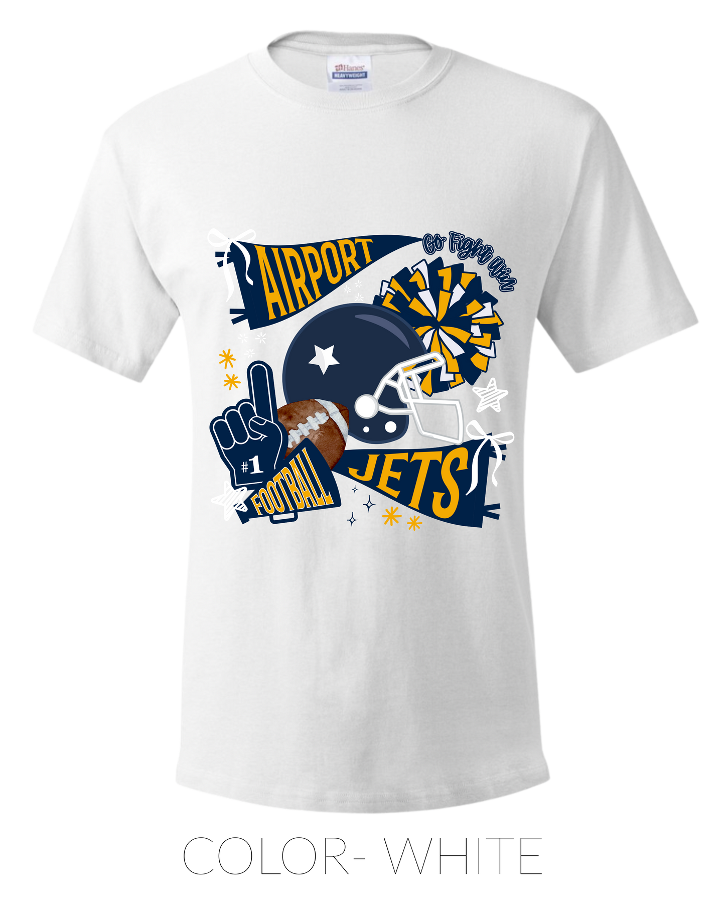 PRE ORDER- Airport Jets- TSHIRT- Youth/ Adult
