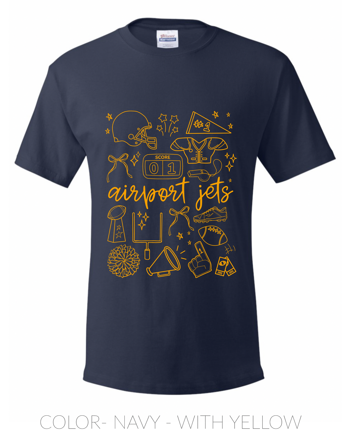 PRE ORDER- Airport Jets- TSHIRT- Youth/ Adult