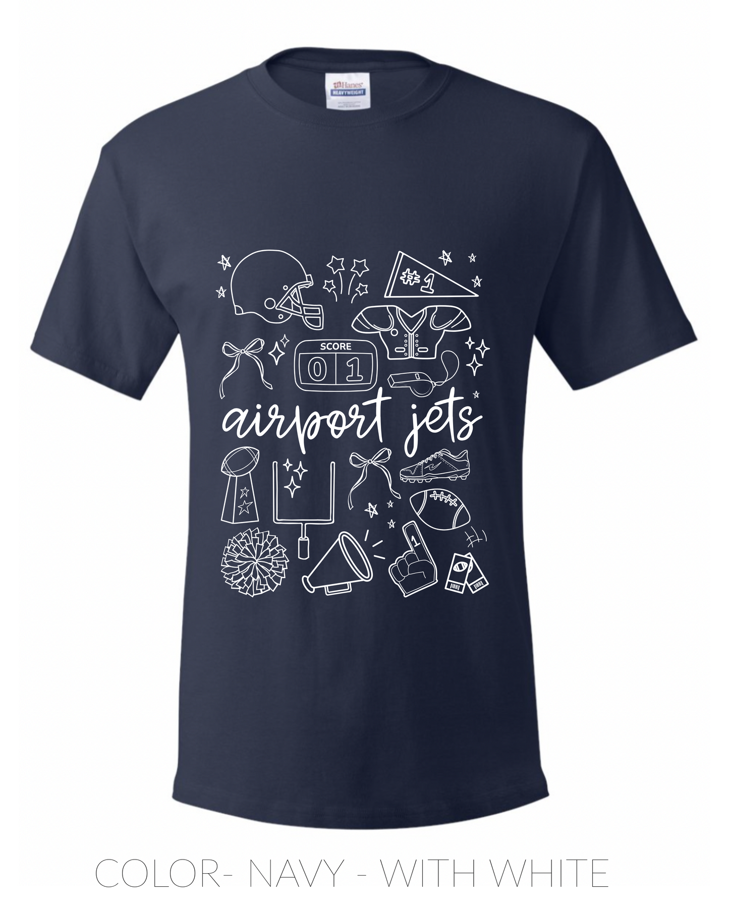 PRE ORDER- Airport Jets- TSHIRT- Youth/ Adult