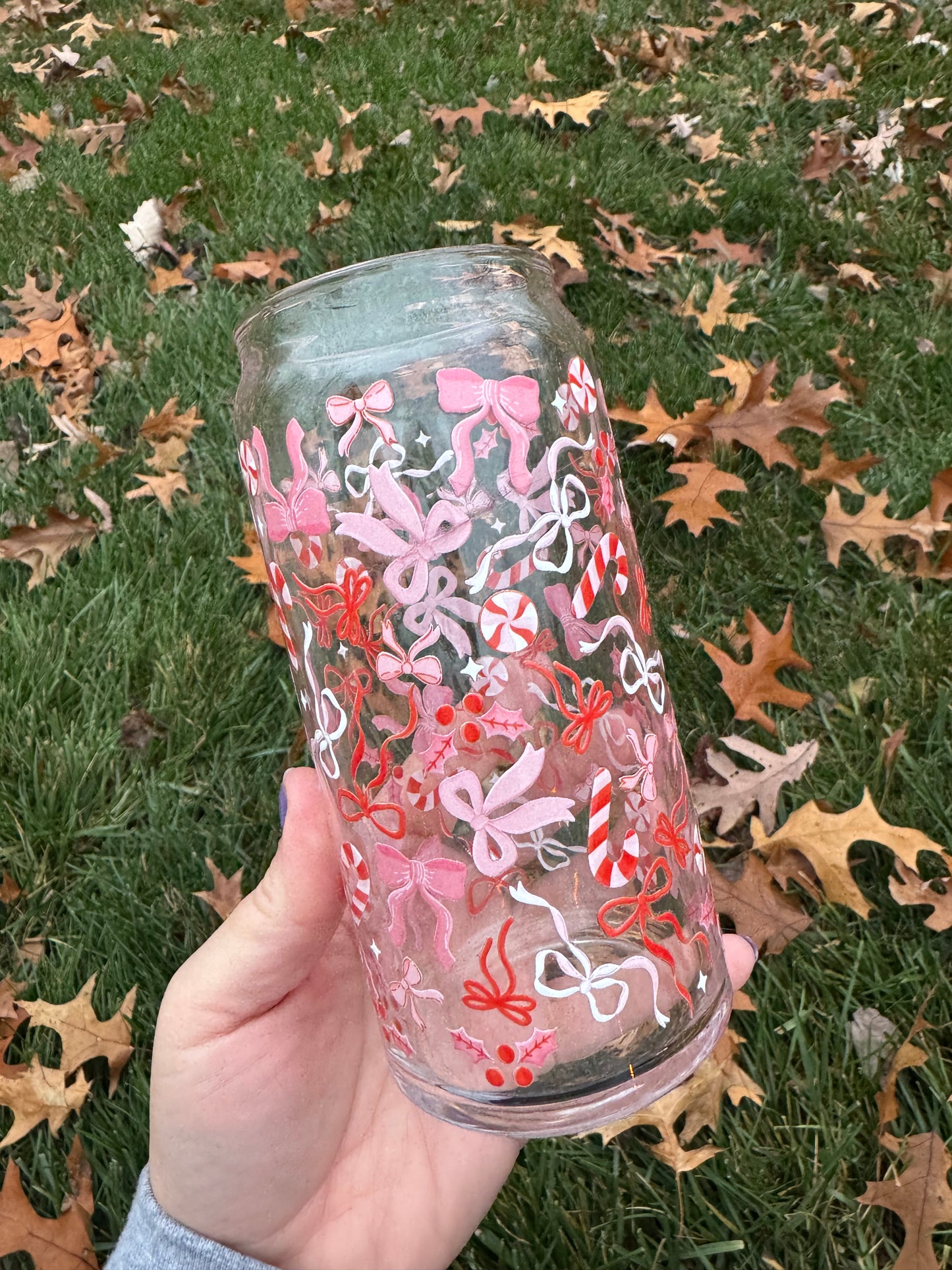 20 oz- Christmas Bows