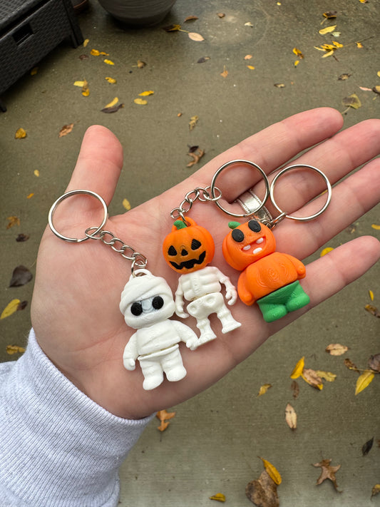 3D Printed Halloween Keychains