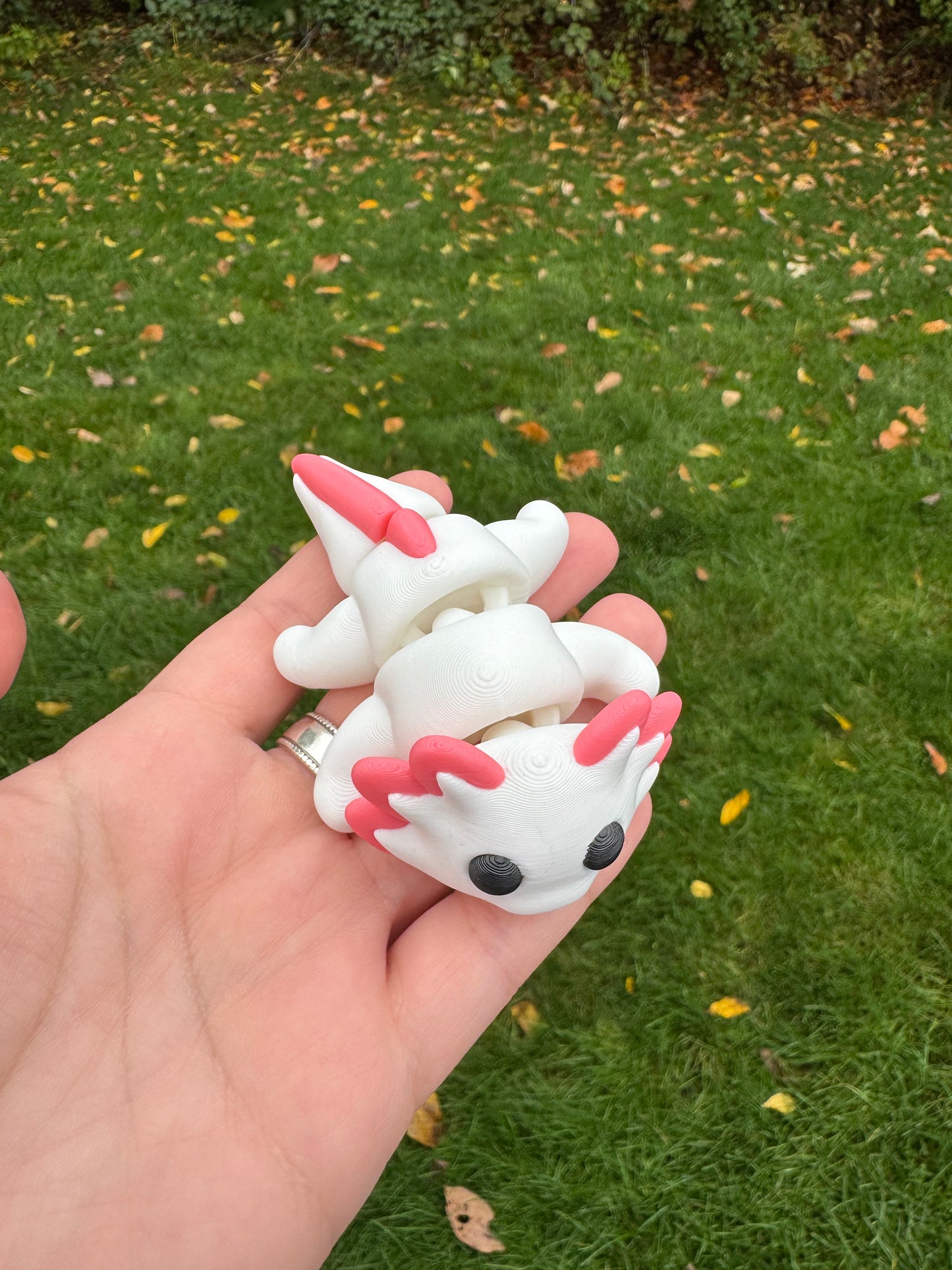 3D Printed Axolotl Toy 