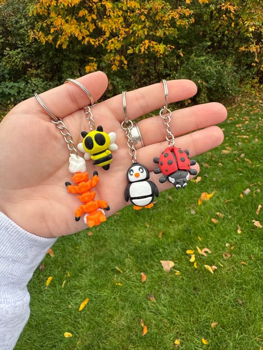 3D Printed Animal Keychains