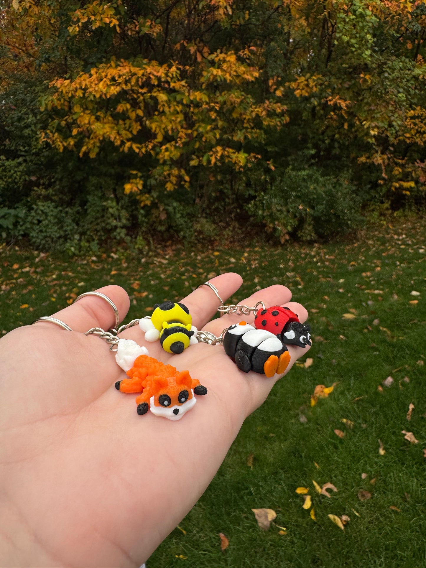 3D Printed Animal Keychains