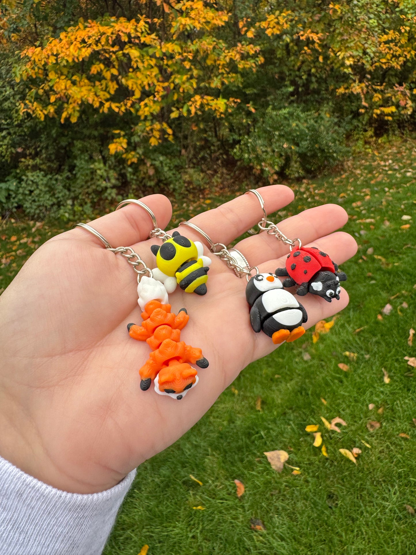 3D Printed Animal Keychains