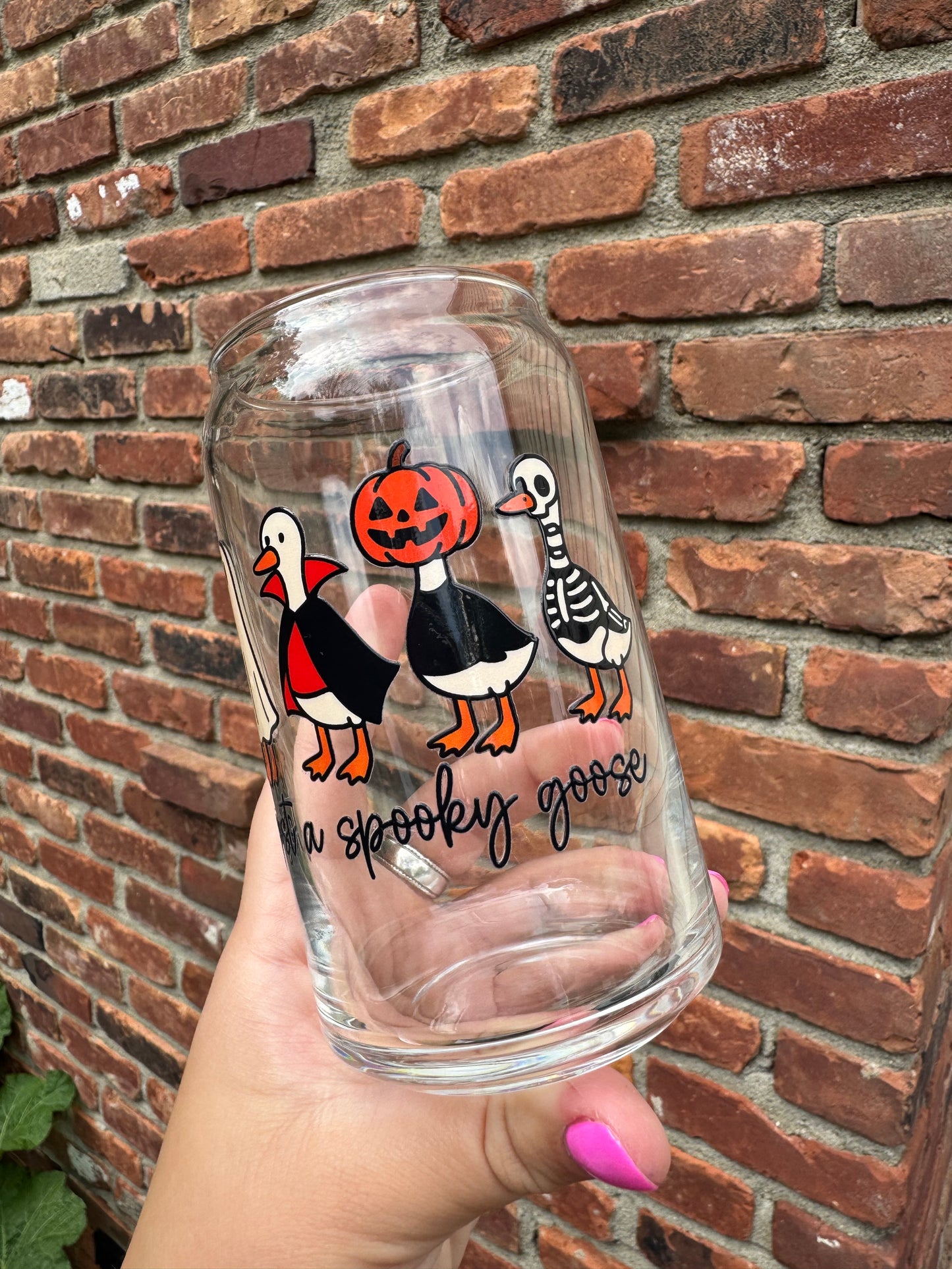 16oz- Just a Spooky Goose