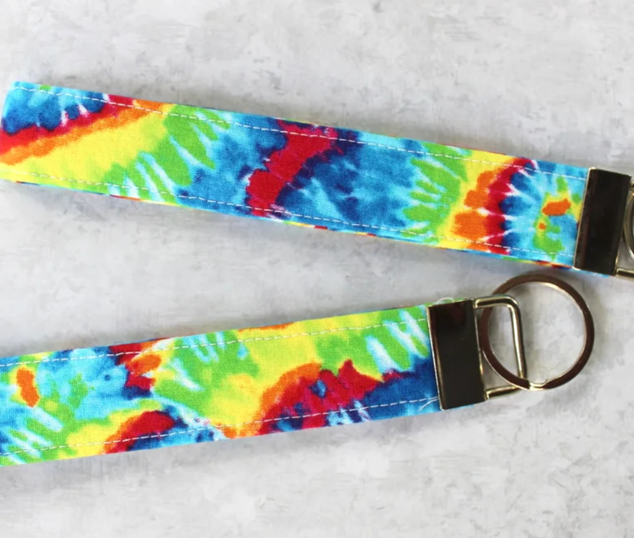 Tie Dye Keychain/ Key Fob