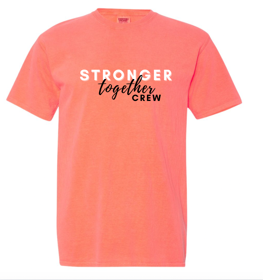 Stronger Together- NEON RED ORANGE