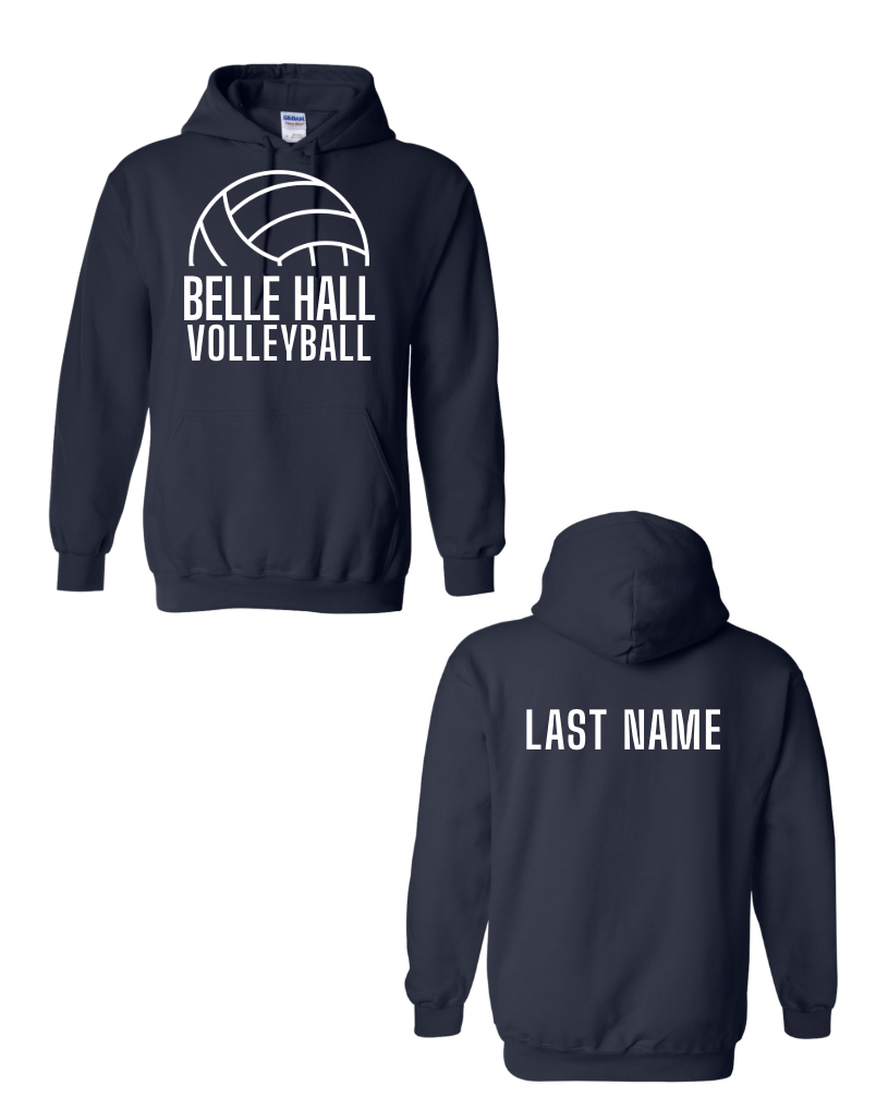 Belle Hall- Volleyball Hoodie