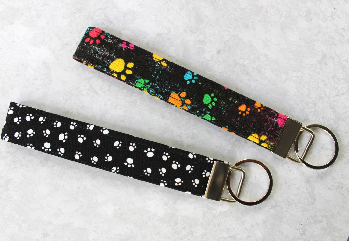 Dog Print Keychain/ Key Fob