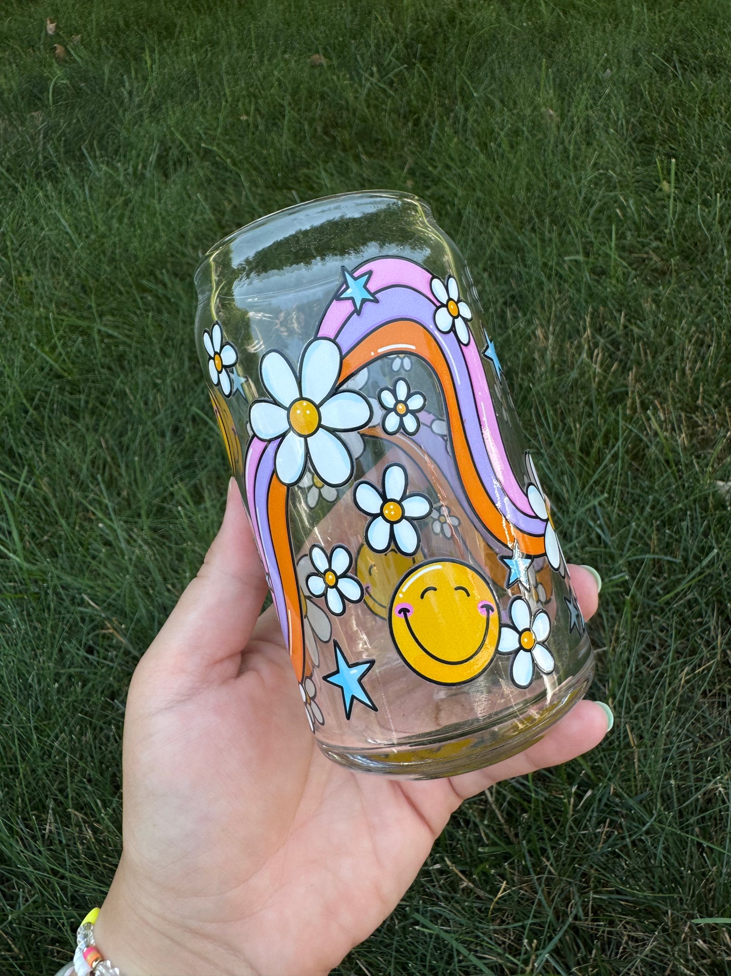 16oz- Happy Swirls