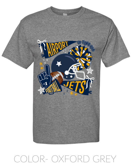 PRE ORDER- Airport Jets- TSHIRT- Youth/ Adult