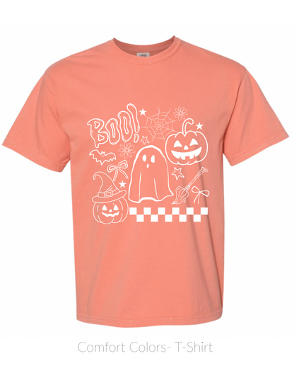PREORDER- Doodle Halloween- Crews/Tee