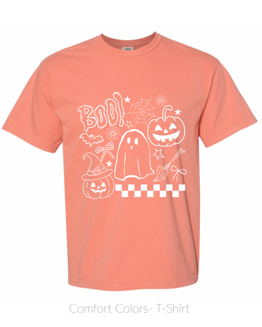 PREORDER- Doodle Halloween- Crews/Tee