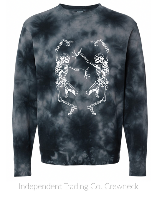 PREORDER- Dancing Skeletons- Crew/Tee
