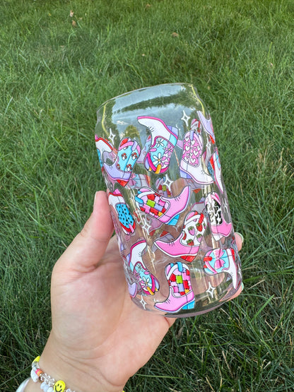 16oz- Cowgirl Boots