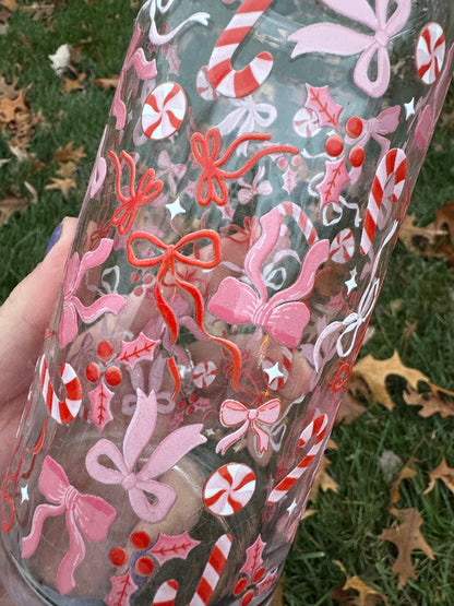 20 oz- Christmas Bows