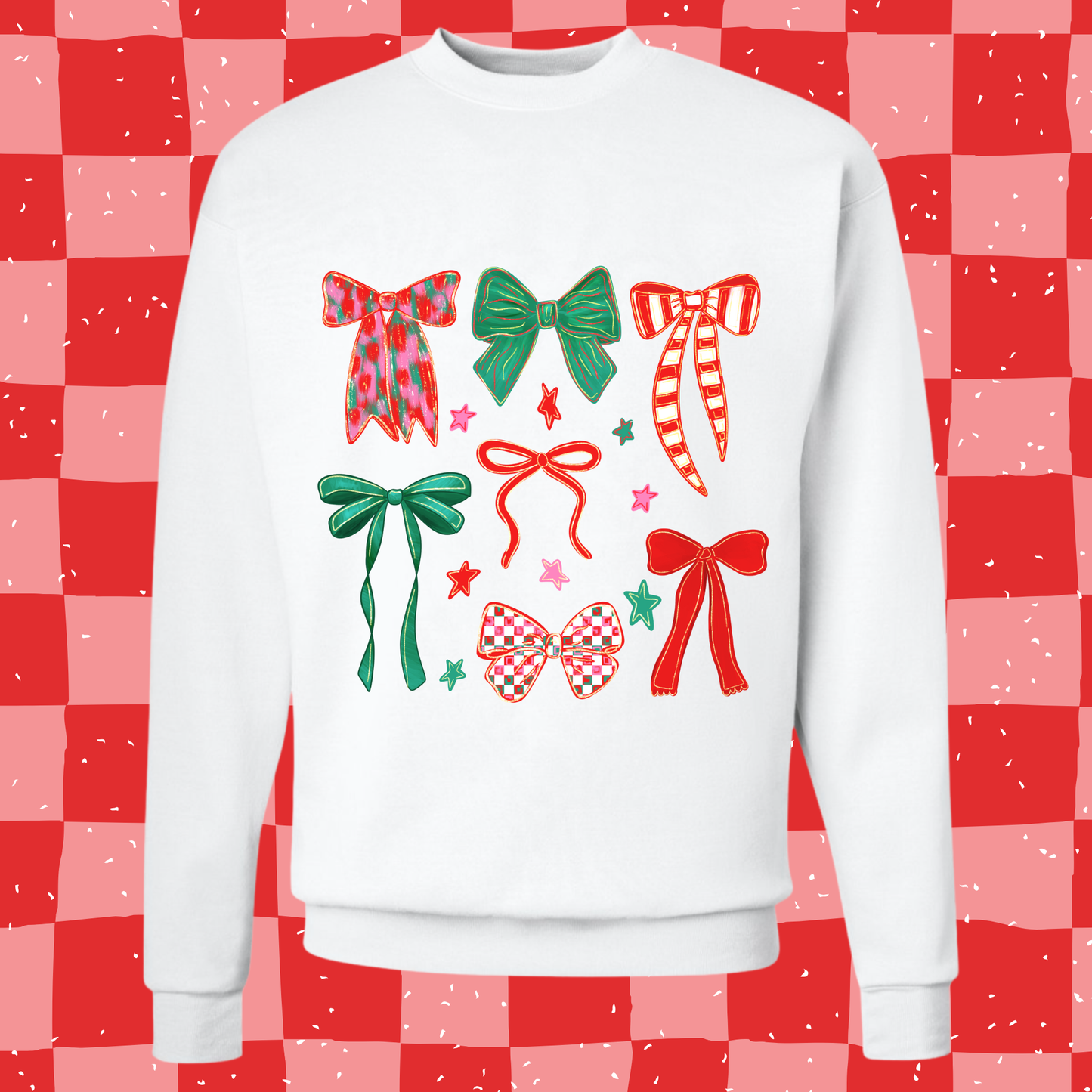 PRE ORDER- Christmas Bows Crew