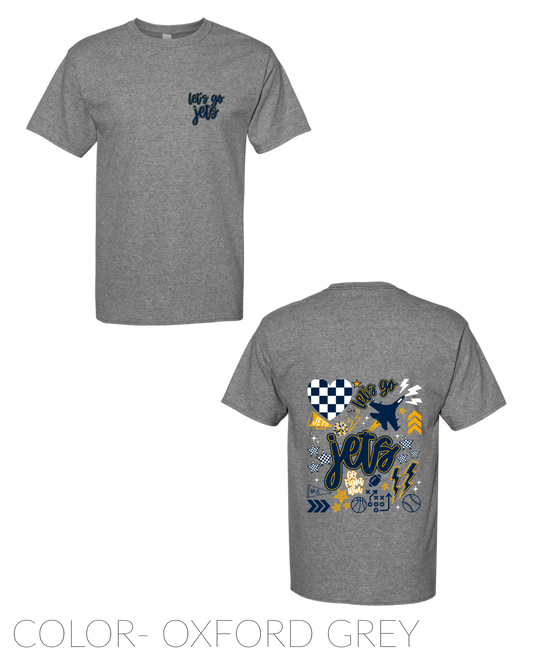PRE ORDER- Lets go Jets- TSHIRT- Youth/ Adult