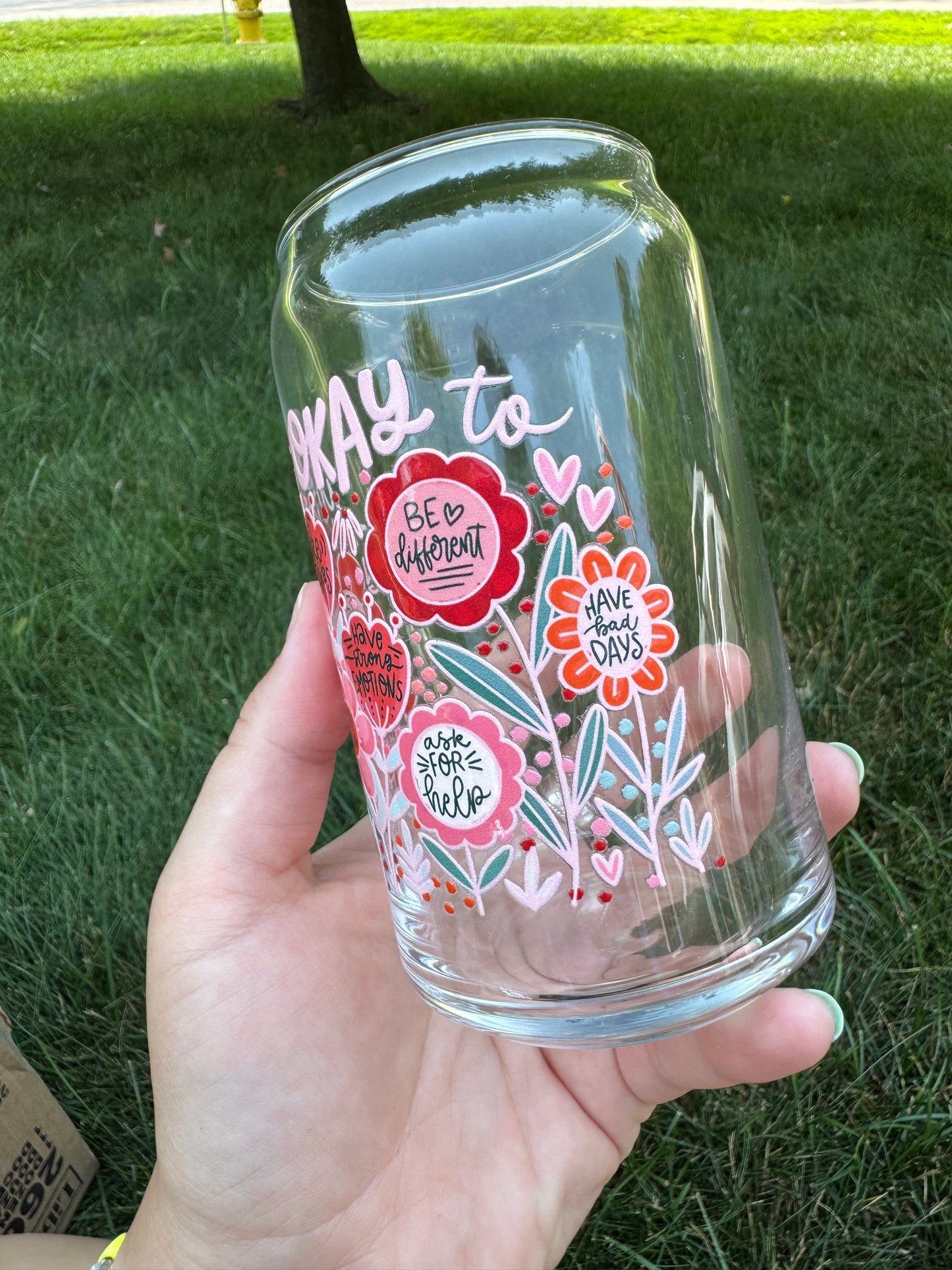 16oz- It’s okay to…
