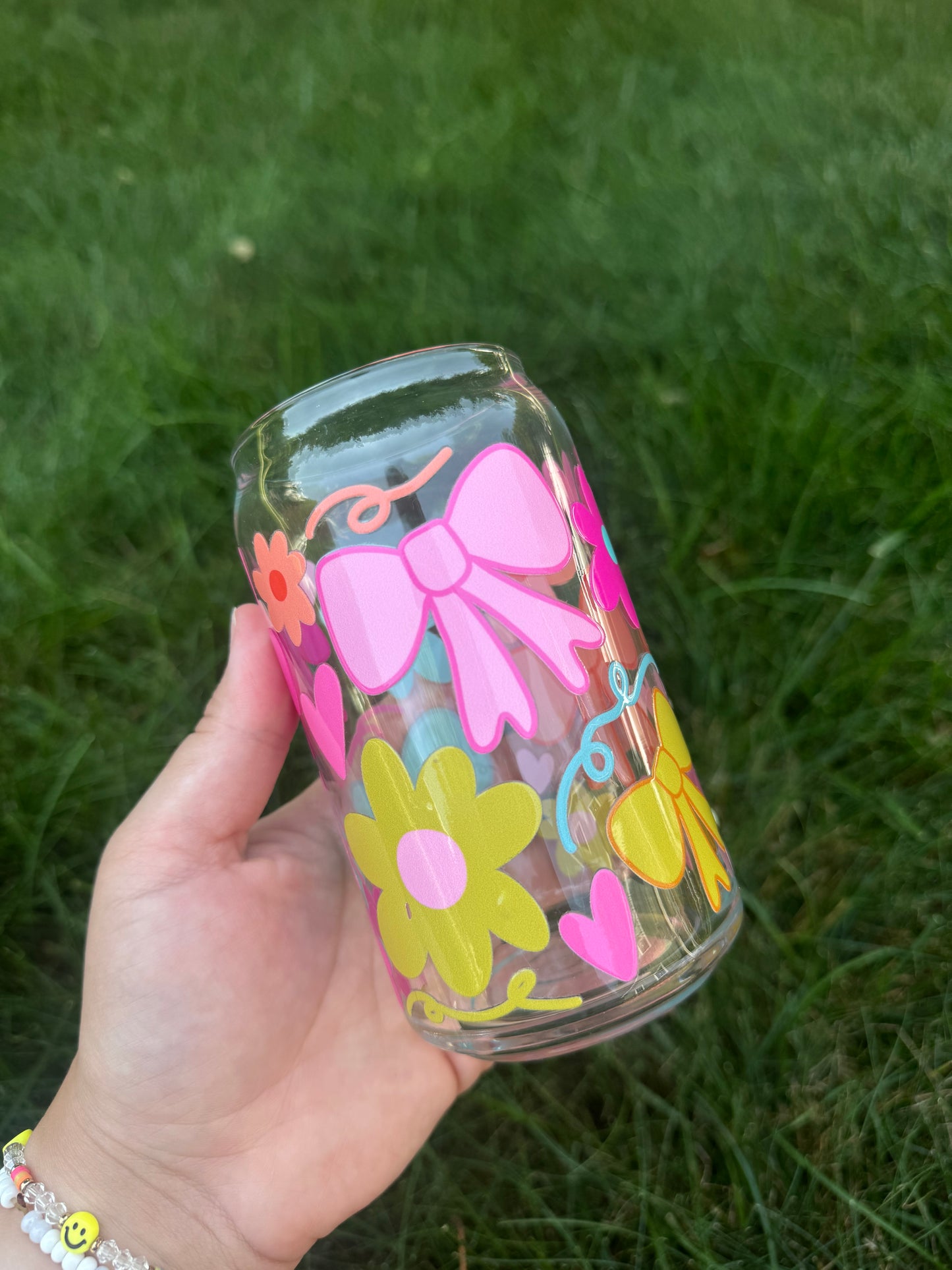 16oz- Doodled Bows