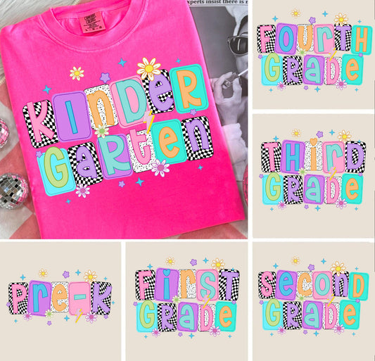 PRE ORDER- Grade Level- Back to School