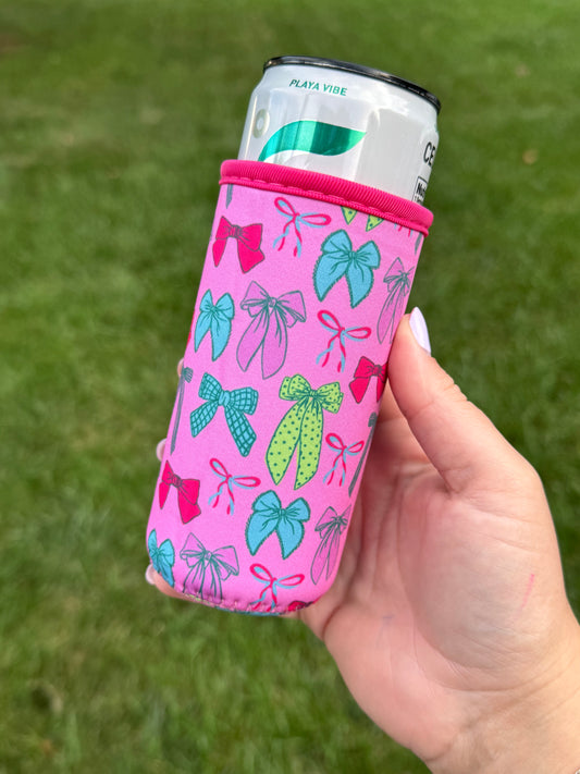 Bows Tall Can Sleeve