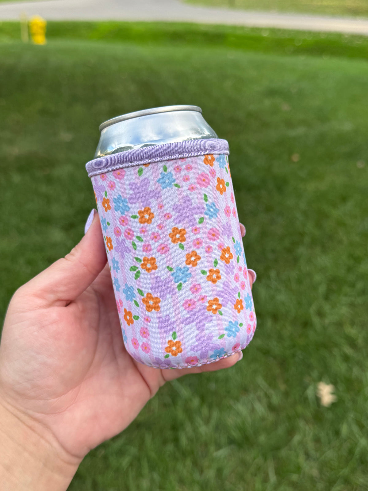 Pastel Floral Can Sleeve
