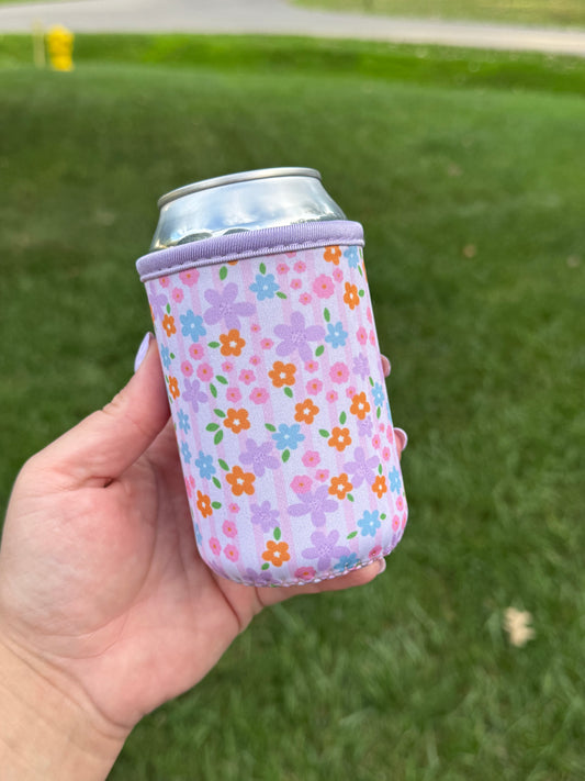 Pastel Floral Can Sleeve