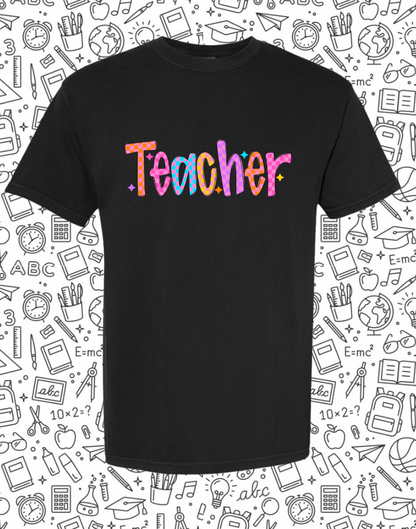 PRE ORDER- Checkered TEACHER