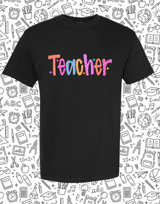 PRE ORDER- Checkered TEACHER