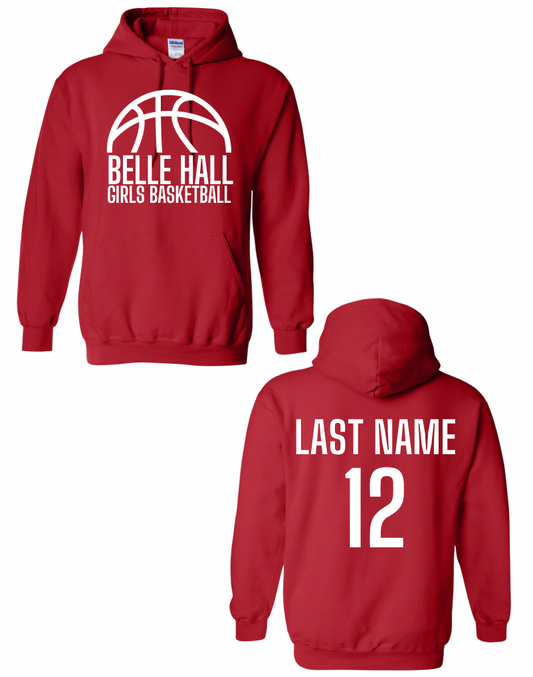 Belle Hall- Red Hoodie