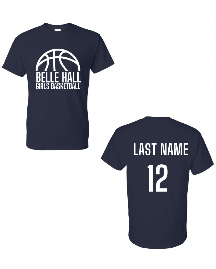 Belle Hall- Navy Tee
