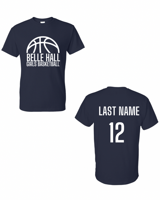 Belle Hall- Navy Tee